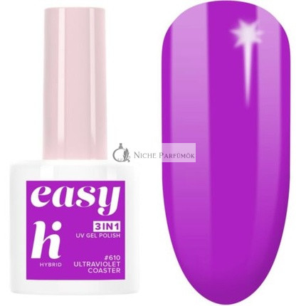 Hi Hybrid Easy 3-in-1 Lunapark Hybrid-Nagellack #610 Ultraviolet Basislack, 5ml