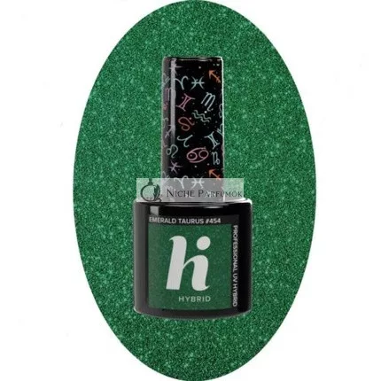 Hi Hybrid Zodiac Hibrid Körömlakk No. 454 Emerald Taurus, 5ml