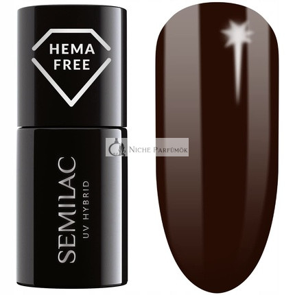 Semilac UV Hybrid Nagellack 419 Holzbraun, 7ml