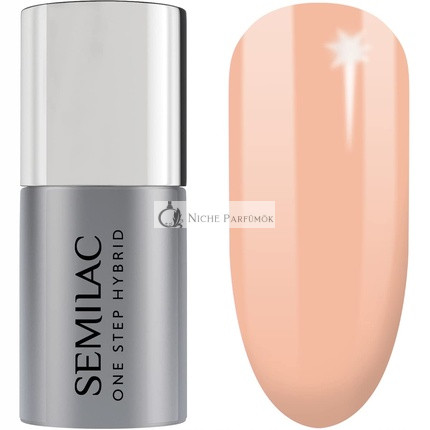S450 Semilac One Step Hybrid Körömlakk 3in1 Inner Warmth Peach 5ml