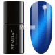 Semilac UV Hybrid Nagellack 466 Blau Seidenpyjama 7ml - Seiden Effekt Kollektion