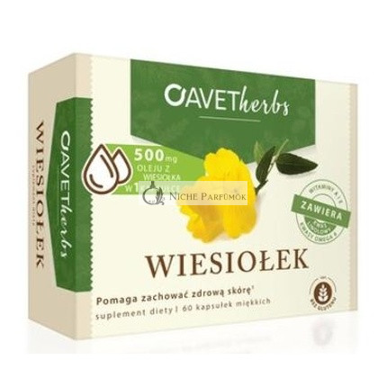 Avet Herbs Premium Nachtkerzenöl 60 Weichkapseln,