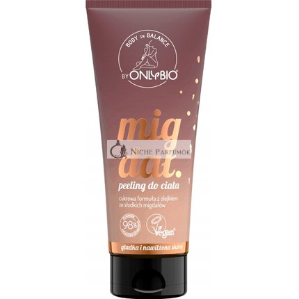 Onlybio Testápoló Balansz Mandula Testradír, 200 ml