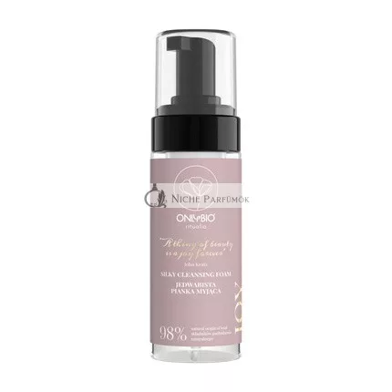 ONLYBIO Ritualia JOY Velvet Gesichtsreinigungsschaum mit Granatapfelextrakt - Für alle Hauttypen - Cremige Formel, vegan und pflanzenbasiert