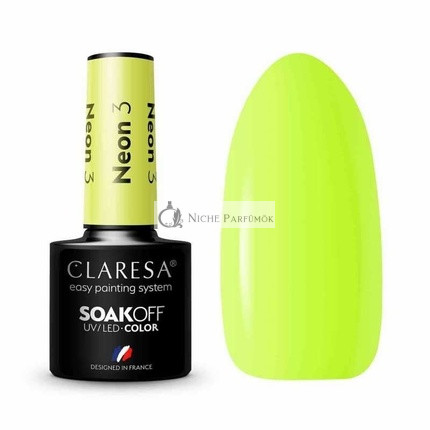 Neon UV Nagellack 5ml Claresa - 3er Pack