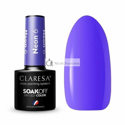 Claresa Neon UV Nagellack 5ml - 6er Pack
