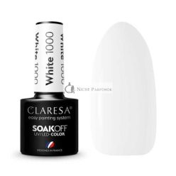 Claresa Fehér UV Körömlakk, 5ml
