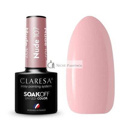 Claresa 107 Nude UV Nagellack, 5ml