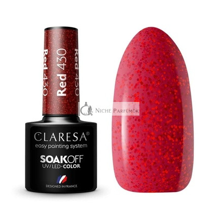 Claresa 430 ROT UV Nagellack 5ml