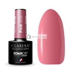   Claresa UV LED Körömlakk Kollekció Hibrid Manikűr Oldható - 5ml Rózsaszín Szín No. 525