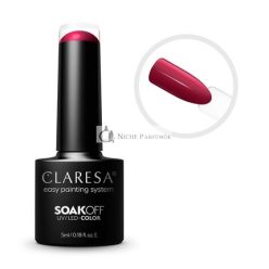 CLARESA SoakOFF UV/LED Zselé Pink 542, 5ml