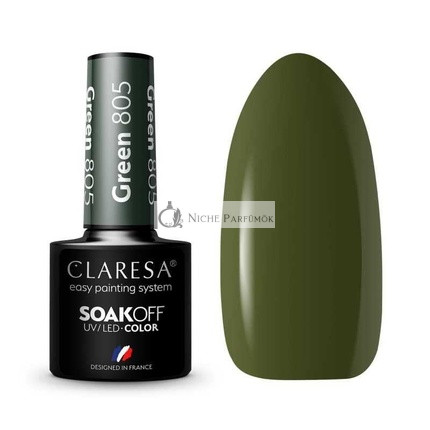 Claresa 805 Grüner UV-Nagellack, 5ml