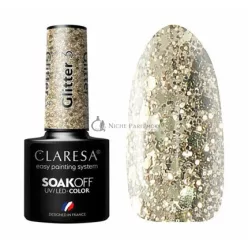 Claresa Glitzer Soak Off Hybrid Nagellack, 3.5ml