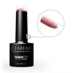 CLARESA Soak Off UV/LED Gél Teljes Csillogás, 4.5ml