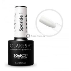 CLARESA Soak Off UV/LED Gél Csillogó, 5ml