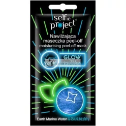   Selfie Project Feuchtigkeitsspendende Neon Peel-Off Maske #GlowInBlue 10ml
