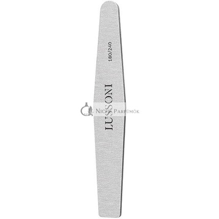 T4B Lussoni Zebra Gyémánt Reszelő Trapéz Körömreszelő 180/240 Grit Műkörmök és Természetes Körmök Számára - 25 Darabos Csomag