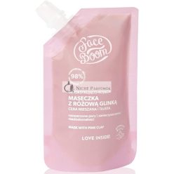   Body Boom Arcmaszk Rózsaszín Agyaggal, Méregtelenítő és Nyugtató Minden Bőrtípusra 40g