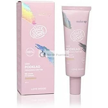 Bielenda Face Boom Light Multifunkcionális BB Alapozó 02 Természetes SPF6 Vegan, 30g