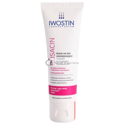 Rosacin Beruhigende Nachtcreme - Iwostin - für empfindliche Haut mit Rosazea - 40ml
