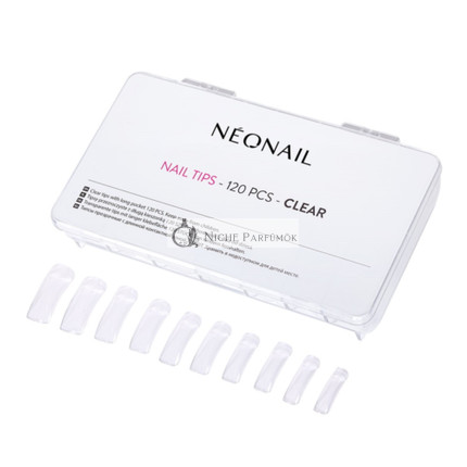 NeoNail Transparente Nagelspitzen mit Langer Tasche