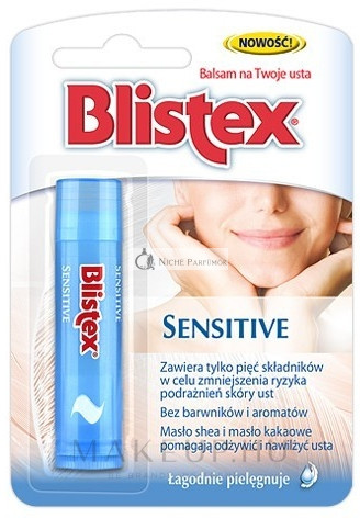 Blistex Érzékeny Ajakbalzsam - Nyugtató ápolás érzékeny bőrnek
