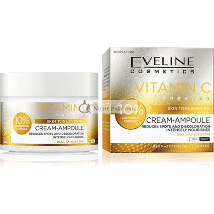 Eveline C-vitaminos világosító krém ampulla, matt bőr, 50ml