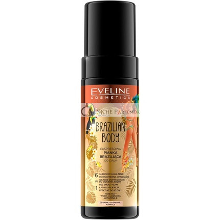 Eveline Cosmetics Brazilian Body Express Körper-Schaum 150ml, Natürlich