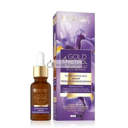 Eveline Gold & Retinol Magas Emelő Ránctalanító Szérum Nappali/Éjszakai, 18ml