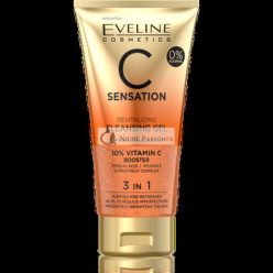   Eveline C Sensation Revitalizáló Arctisztító Gél 3 az 1-ben Zsíros és Kombinált Bőrre