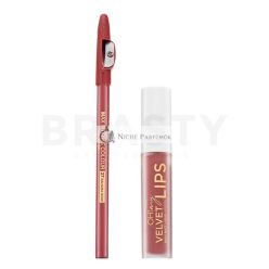   Eveline OH! My Velvet Lips Matt Lip Kit Lippenset für einen matten Effekt 13 Brownie Biscotti 4,5 ml