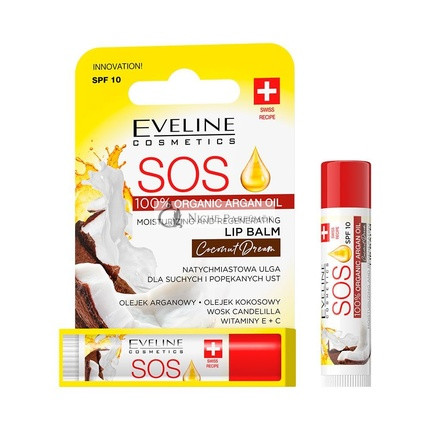 Eveline Cosmetics S.O.S. Hidratáló és Regeneráló Ajkápoló Kókusz