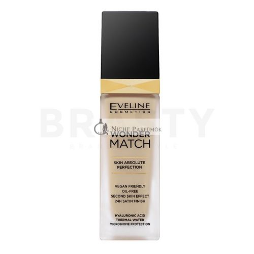 Eveline Wonder Match Skin Absolute Perfection langanhaltendes Make-up für eine einheitliche und aufgehellte Gesichtshaut 05 Light Porcelain 30 ml