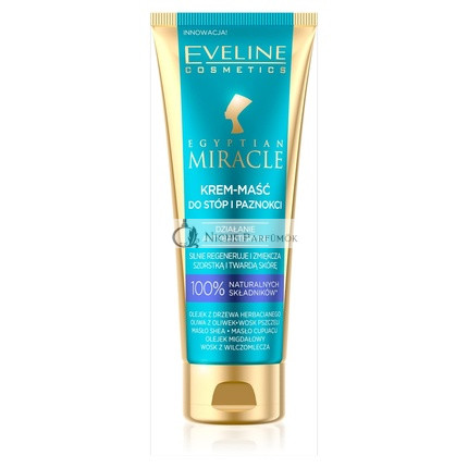 Eveline Cosmetics Egyiptomi Csoda Krém-Salve Lábakra és Körmökre Antibakteriális, 50ml