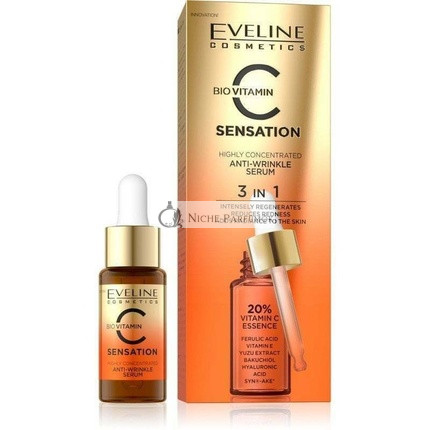 Eveline C Sensation Stark Verjüngendes Anti-Falten-Serum, 18ml