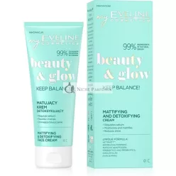   EVELINE Beauty & Glow Keep Balance! Mattierende Detox-Creme, 75ml