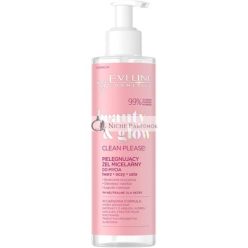   EVELINE Beauty & Glow Clean Please! Kondicionáló Micellás Gél Arcra, Szemhéjra és Ajkakra, 200ml