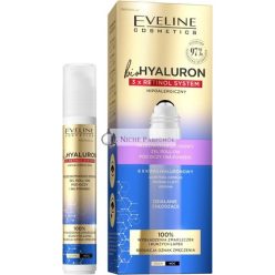   EVELINE COSMETICS Biohyaluron 3x Retinol Ránctalanító Roll-On Gél Szemkörnyékre 15ml