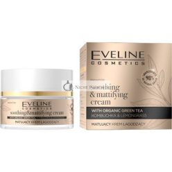   Eveline Cosmetics Organikus Arany Nyugtató és Mattító Krém, 50ml