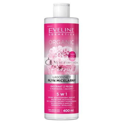 Eveline Cosmetics Organisches Beruhigendes Mizellenwasser zur Entfernung von Make-up, 200ml