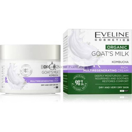 Eveline Bio Kecsketej Gazdag Többregeneráló Krém Száraz Bőrre 50ml
