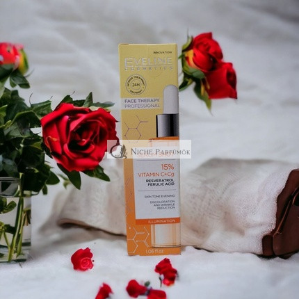 Eveline Arctisztító Szérum Shot Világosító Kezelés 15% C-vitaminnal + Cg 30ml