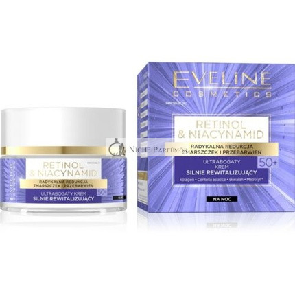 Eveline Retinol & Niacinamide 50+ Ultra Gazdag Magasan Revitalizáló Éjszakai Krém