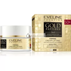   Eveline Gold Peptide 3in1 50+ Festigende Nährende Creme, Lifting Kollagen, 50ml