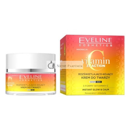 Evel C-vitamin 3x hatású világosító-nyugtató arckrém, 50ml