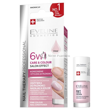 Eveline Körömterápia 6 Az 1-Ben Körömlakk Rózsaszín - 5ml
