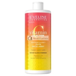  Eveline Co Vitamin C 3x Hatású Ragyogást Fokozó Micellás Folyadék, 500ml