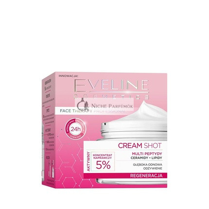 Eveline Cosmetics Regeneráló Krém Shot 5% Javító Koncentrátummal