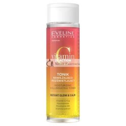   Eveline Vitamin C 3x Wirkung Feuchtigkeitsspendendes und Aufhellendes Gesichtswasser, 200ml