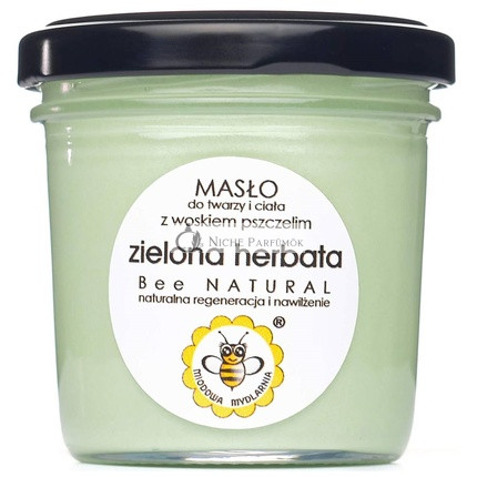 Honey Soap Factory Arcbőr és testvaj Zöld tea, 65g